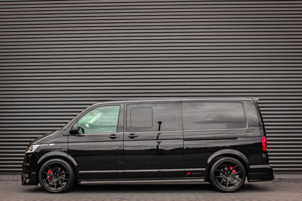 Volkswagen Transporter 2.0 TDI L2H1 199PK BULLI DC 4MOTION DUBBEL CABINE / KUIPSTOELEN / FULL OPTINS / LEDERENBEKLEDING/FULL BLACK