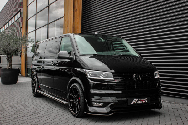 Volkswagen Transporter 2.0 TDI L2H1 199PK BULLI DC 4MOTION DUBBEL CABINE / KUIPSTOELEN / FULL OPTINS / LEDERENBEKLEDING/FULL BLACK