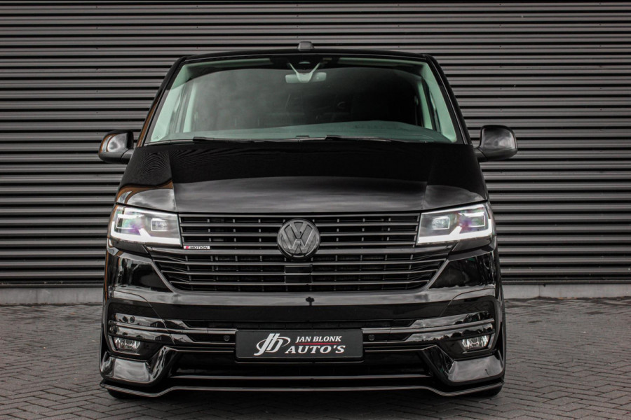 Volkswagen Transporter 2.0 TDI L2H1 199PK BULLI DC 4MOTION DUBBEL CABINE / KUIPSTOELEN / FULL OPTINS / LEDERENBEKLEDING/FULL BLACK