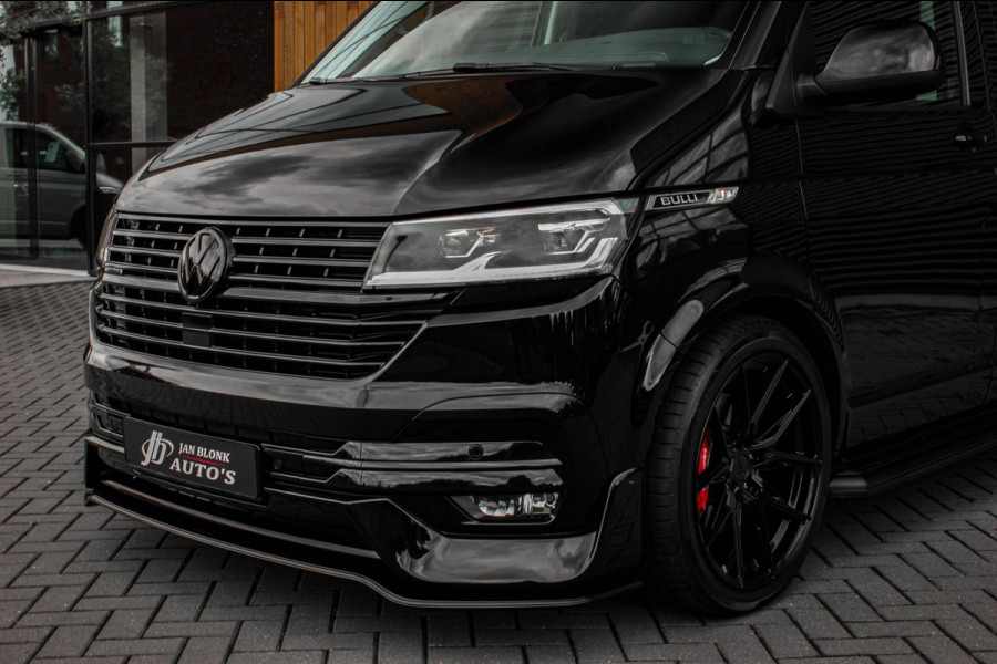 Volkswagen Transporter 2.0 TDI L2H1 199PK BULLI DC 4MOTION DUBBEL CABINE / KUIPSTOELEN / FULL OPTINS / LEDERENBEKLEDING/FULL BLACK