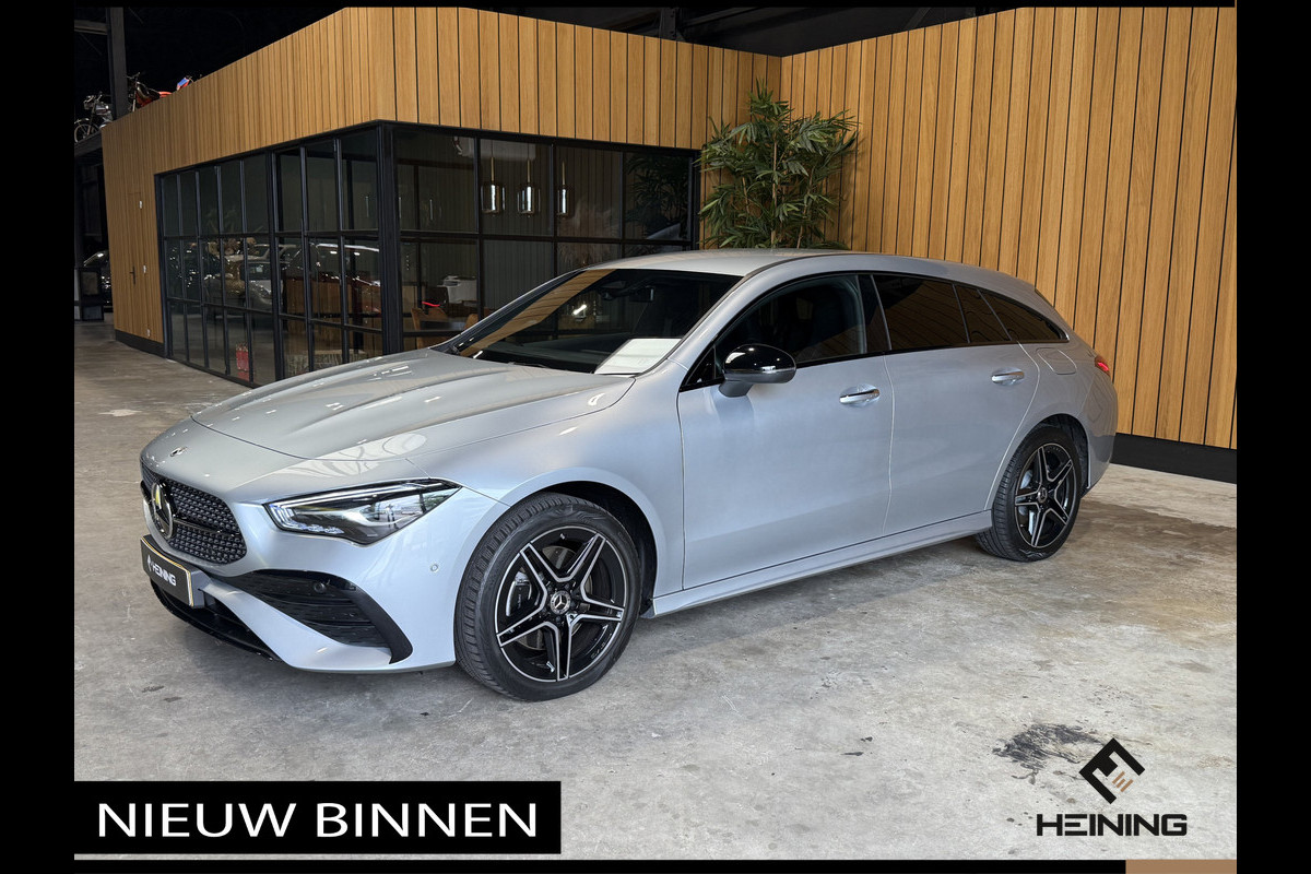 Mercedes-Benz CLA-Klasse Shooting Brake 250 e Star Edition AMG Line. Apple-carplay. stoelverwarming. Hollandse auto met NAP Mercedes-Benz CLA-Klasse Shooting Brake 250 e Star Edition AMG Line. Apple-carplay. stoelverwarming. Hollandse auto met NAP
