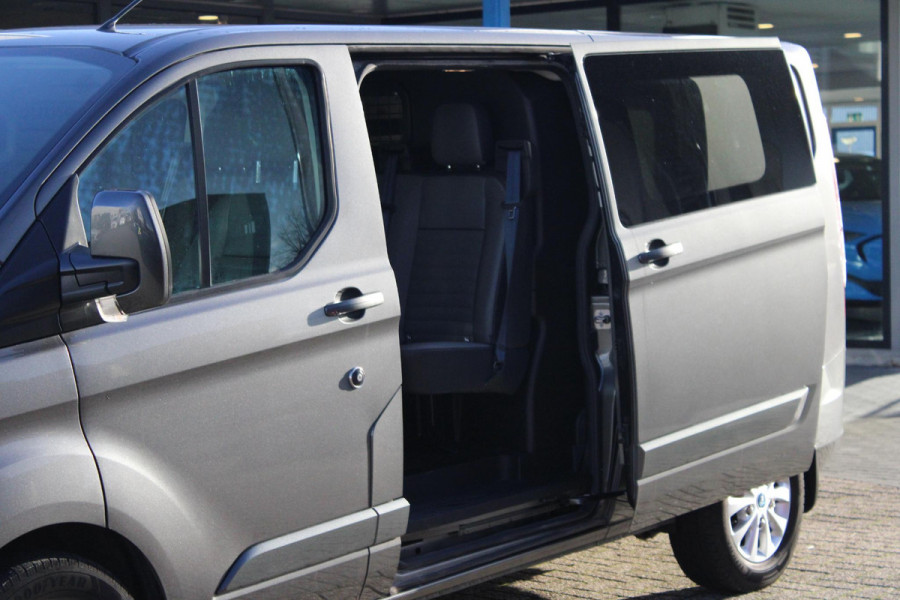 Ford Transit Custom 300 2.0 TDCI L2H1 Limited DC | Dubbele Cabine | Xenon | Trekhaak | Elek. Verstelbare Stoel | Winterpack |