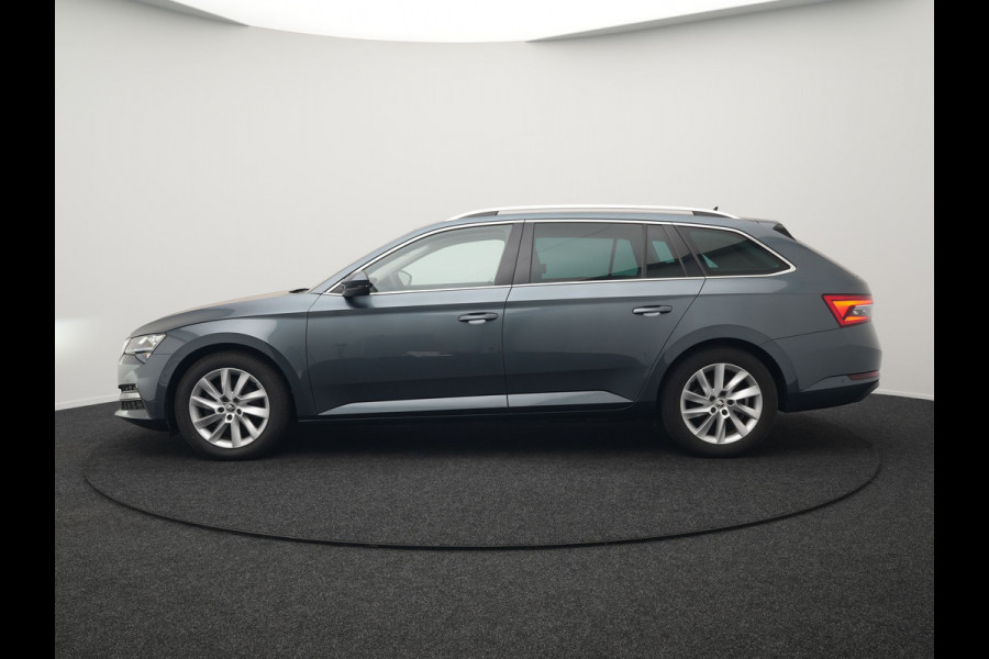 Škoda Superb Combi 1.4 TSI iV Business Edition Plus Plug In Hybrid 218pk Dealer O.H PHEV | Adaptive Cruise | 360 Camera | Lederen Sportstoelen Memory & Ventilatie | Keyless | Apple Carplay | Stuurverwarming | Navigatie | Virtual | DAB