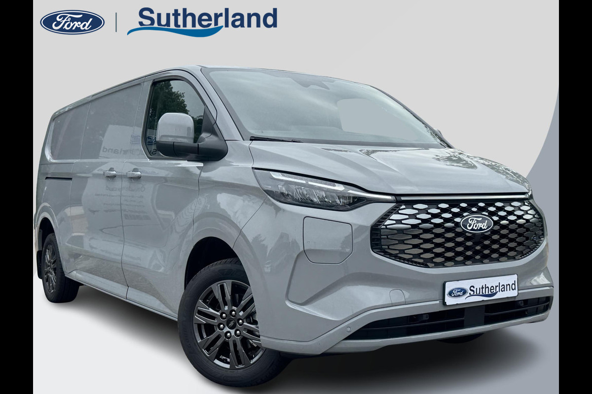 Ford E-Transit Custom 340 L2 Limited/Titanium 65 kWh / 218pk | SCI | Ford voorraad | Premium Lak: Grey Matter, Limited interieurbekleding, verwarmbare passagiersstoel (8-weg verstelbaar), centrale dubbele vergrendeling, 17 inch lichtmetalen velgen, Driver Assistance Pack, AGM Accu, BEV 3-fase oplaadkabel (mode 3, 32A, 10m) Vehicle Integration System Ford Voorraad Ford E-Transit Custom 340 L2 Limited/Titanium 65 kWh / 218pk | SCI | Ford voorraad | Premium Lak: Grey Matter, Limited interieurbekleding, verwarmbare passagiersstoel (8-weg verstelbaar), centrale dubbele vergrendeling, 17 inch lichtmetalen velgen, Driver Assistance Pack, AGM Accu, BEV 3-fase oplaadkabel (mode 3, 32A, 10m) Vehicle Integration System Ford Voorraad