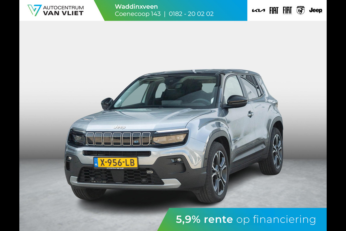 Jeep Avenger 1st Edition 54 kWh | Clima | Cruise | Adapt. Camera | Apple Carplay | BSM | 18" | Keyless | Winter Pack