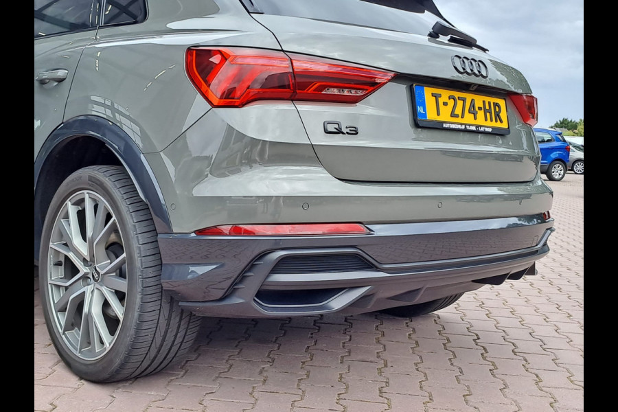 Audi Q3 45 TFSI e S edition 245PK PHEV | Matrix | Trekhaak | Zwart optiek | Leder | Stoelverwarming |  Elekt. stoelen | Virtual |