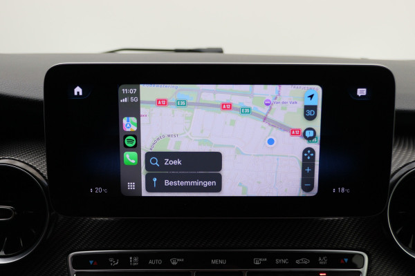 Mercedes-Benz V-Klasse 300d Extra Lang DC Avantgarde Edition 2x Schuifdeur, Leer, Elektrische Stoelen, Apple Carplay, LED, Trekhaak, 19''