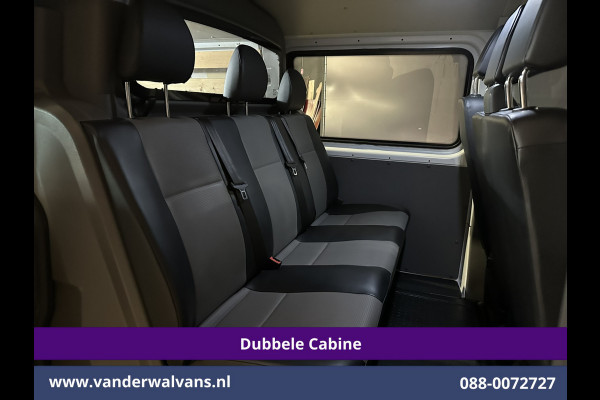 Volkswagen Transporter 2.0 TDI 150pk L2H1 Dubbele cabine Euro6 Airco | 6-Zits | 2500kg Trekhaak | Navigatie Apple Carplay, Android Auto, Sidebars, Leder