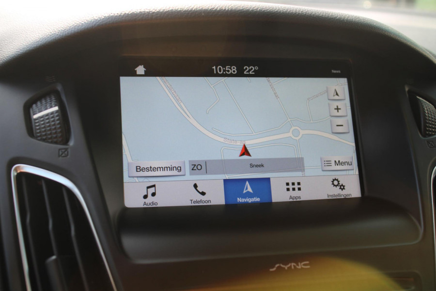 Ford FOCUS Wagon 1.5 EcoBoost 150 PK Titanium | Trekhaak | 1500 KG Trekgewicht | Navigatie | PDC V + A | Climate Control | Cruise Control | Voorruitverwarming | Dealeronderhouden