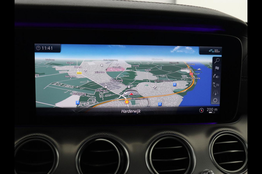 Mercedes-Benz E-Klasse 220d Business Solution AMG | Stoelverwarming | Trekhaak | Camera | Carplay | Widescreen | Half leder | Navigatie | Full LED