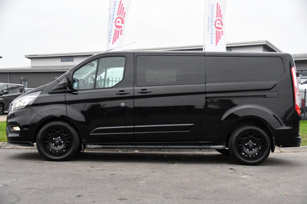 Ford Transit Custom 300 2.0 TDCI L2H1 Black Edition DC Limited Camera, Cruise, Carplay, Automaat, LED, Multimedia, Sensoren, 170PK, UNIEK!
