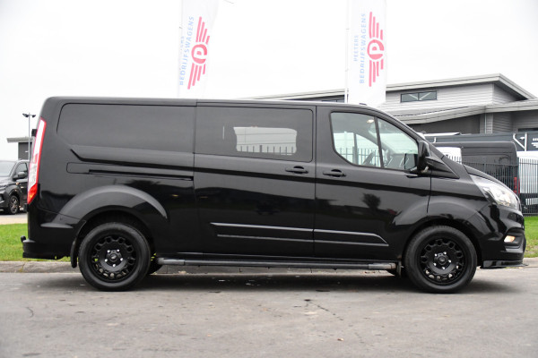 Ford Transit Custom 300 2.0 TDCI L2H1 Black Edition DC Limited Camera, Cruise, Carplay, Automaat, LED, Multimedia, Sensoren, 170PK, UNIEK!