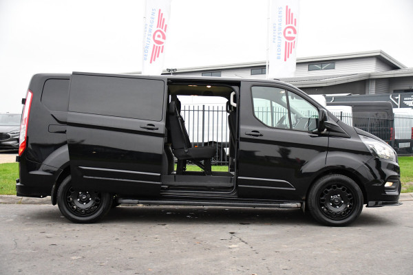 Ford Transit Custom 300 2.0 TDCI L2H1 Black Edition DC Limited Camera, Cruise, Carplay, Automaat, LED, Multimedia, Sensoren, 170PK, UNIEK!