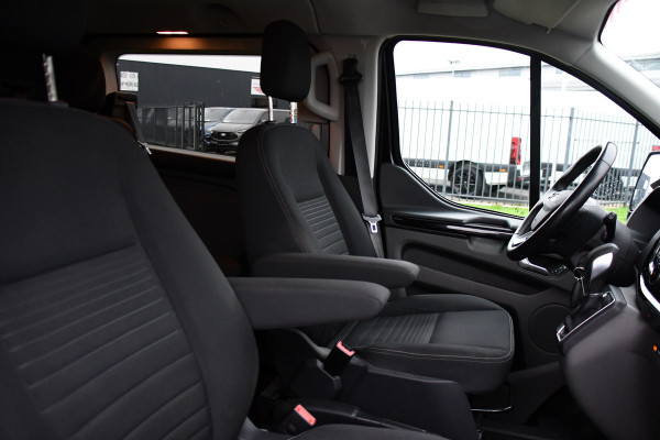 Ford Transit Custom 300 2.0 TDCI L2H1 Black Edition DC Limited Camera, Cruise, Carplay, Automaat, LED, Multimedia, Sensoren, 170PK, UNIEK!