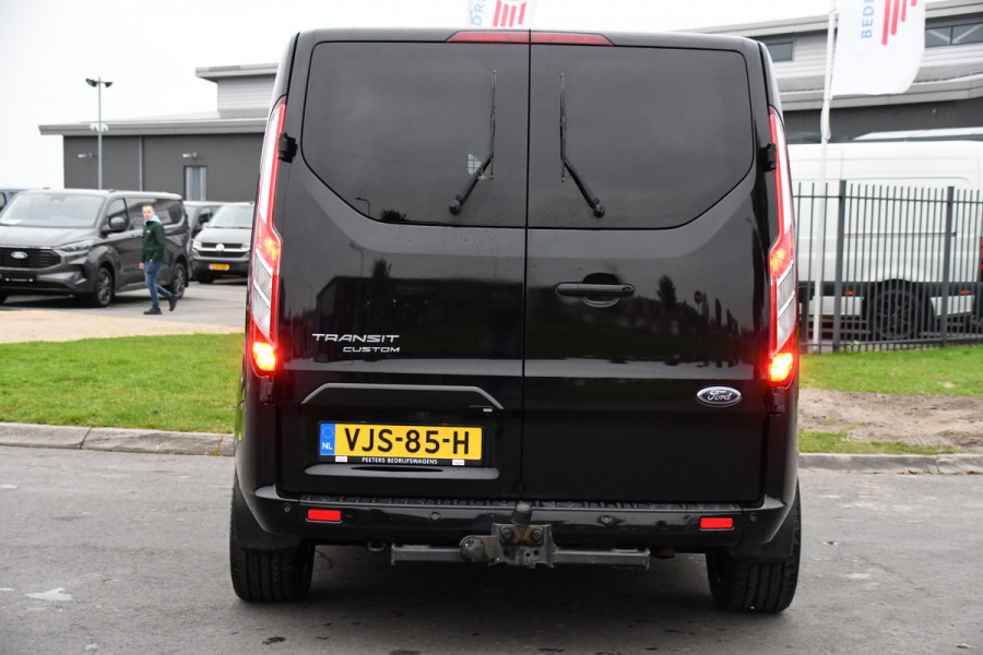 Ford Transit Custom 300 2.0 TDCI L2H1 Black Edition DC Limited Camera, Cruise, Carplay, Automaat, LED, Multimedia, Sensoren, 170PK, UNIEK!