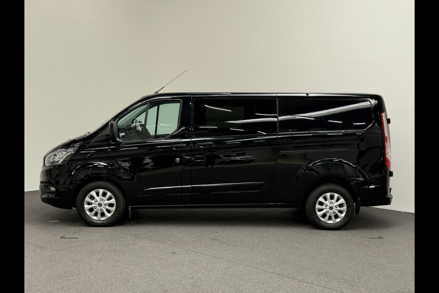 Ford Transit Custom 300 2.0 TDCI 130 pk Automaat Dubbele Cabine LIMITED! L2 | Navigatie | Airco | Bluetooth | 5-Zits | Trekhaak | DAB+