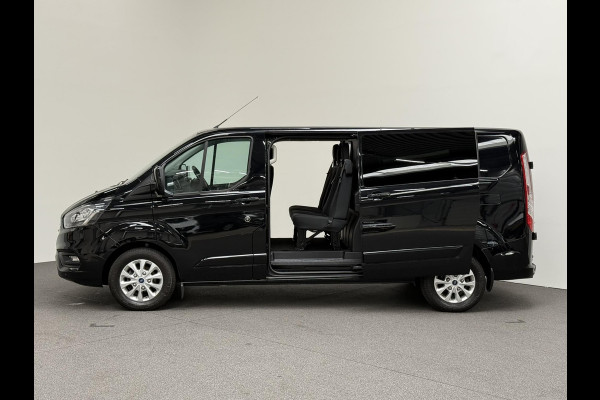 Ford Transit Custom 300 2.0 TDCI 130 pk Automaat Dubbele Cabine LIMITED! L2 | Navigatie | Airco | Bluetooth | 5-Zits | Trekhaak | DAB+