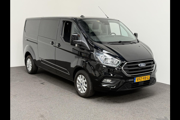 Ford Transit Custom 300 2.0 TDCI 130 pk Automaat Dubbele Cabine LIMITED! L2 | Navigatie | Airco | Bluetooth | 5-Zits | Trekhaak | DAB+