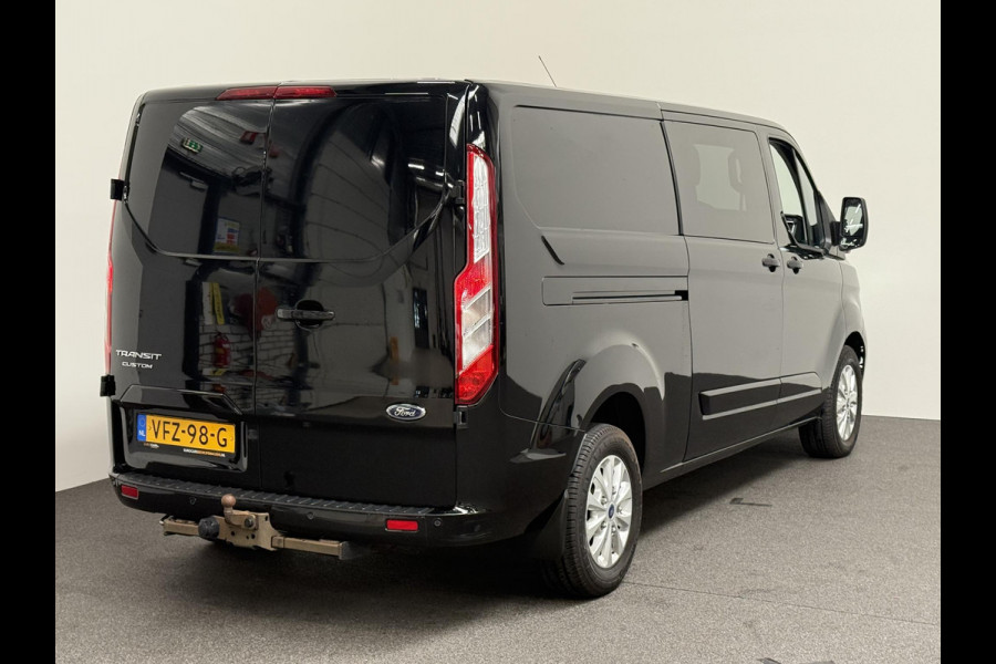 Ford Transit Custom 300 2.0 TDCI 130 pk Automaat Dubbele Cabine LIMITED! L2 | Navigatie | Airco | Bluetooth | 5-Zits | Trekhaak | DAB+