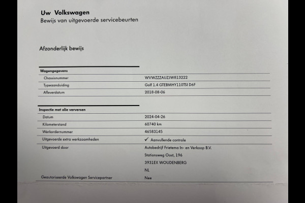 Volkswagen Golf 1.4 TSI PHEV GTE 7.5 STOELVERW | WINTERSET OP ORIGINELE VELGEN | PDC VOOR & ACHTER | APK T/M 27