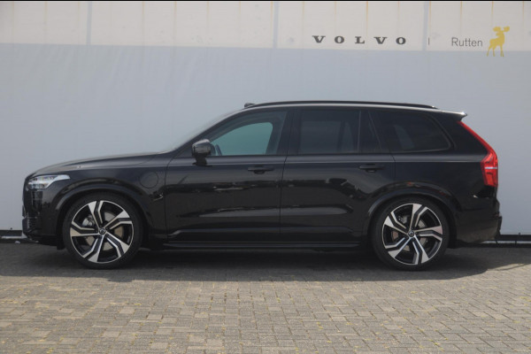 Volvo XC90 T8 455PK Recharge AWD Ultra Dark Long range / Luchtvering / Polestar Tuning / HEICO verlaging / Trekhaak / Head-up display / Stoelverwarming en ventilatie / Massagestoelen / Memory seats / Adaptive cruise control / 360 Camera /