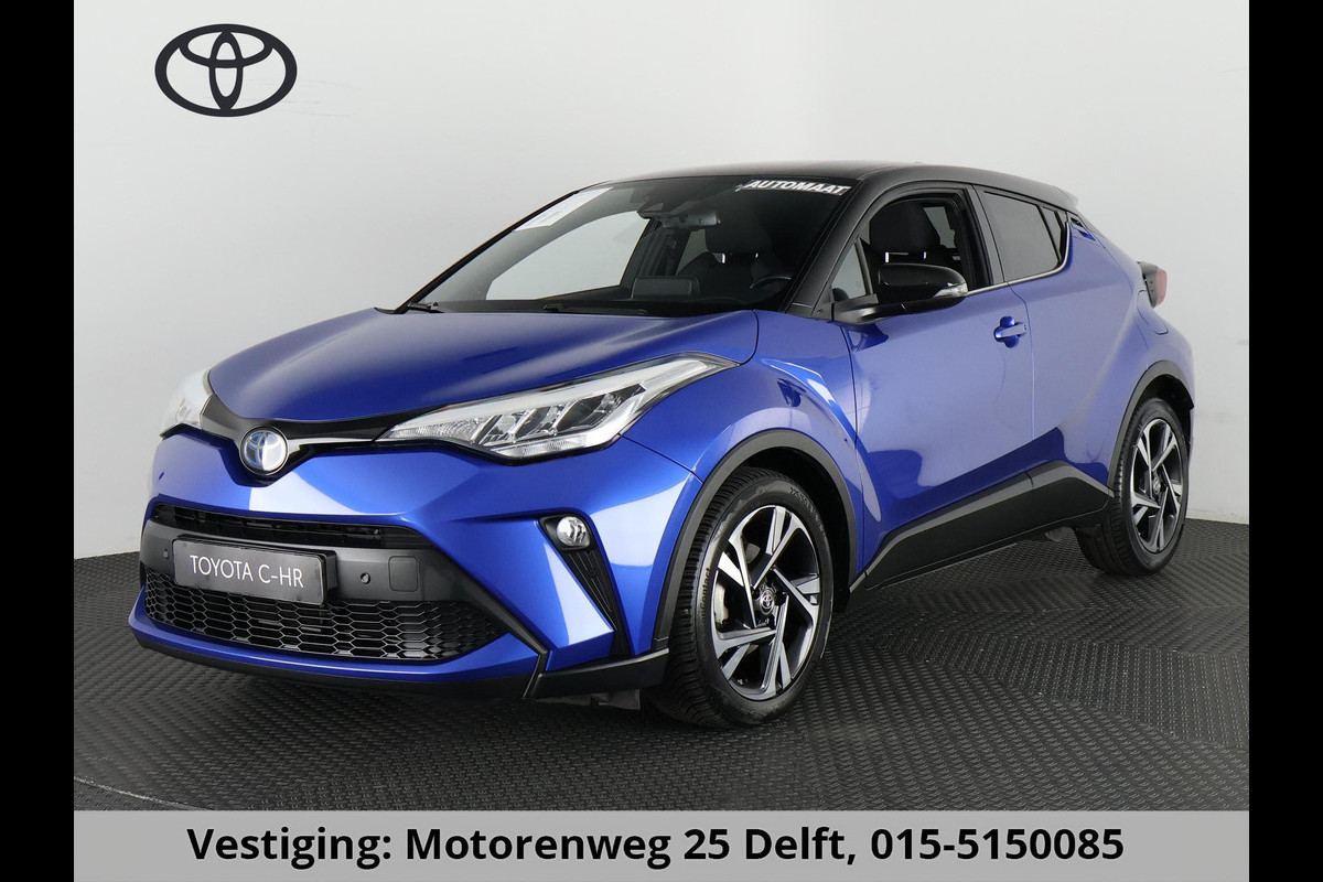 Toyota C-HR 1.8 HYBRID STYLE BI-TONE AUTOMAAT GARANTIE 2-2032 HALF LEDER. CARPLAY NAVI. 18 INCH .PDC V+A. CAMERA. Toyota C-HR 1.8 HYBRID STYLE BI-TONE AUTOMAAT GARANTIE 2-2032 HALF LEDER. CARPLAY NAVI. 18 INCH .PDC V+A. CAMERA.