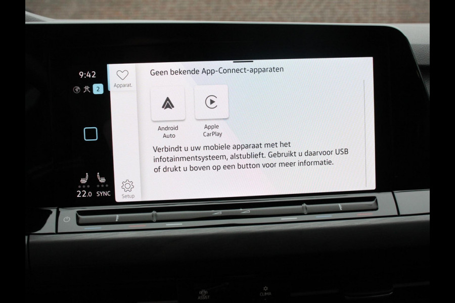 Volkswagen Golf 1.5 eTSI Style Climate control | Adeptieve cruise control | LED Matrix koplampen | Stoel / Stuurverwarming | PDC VA + Camera | Apple carplay/ Andriod auto