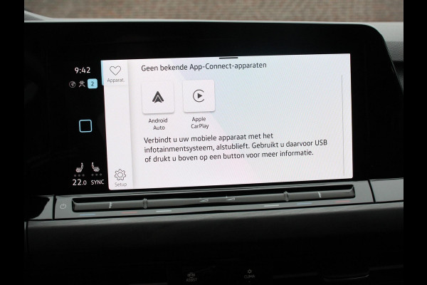Volkswagen Golf 1.5 eTSI Style Climate control | Adeptieve cruise control | LED Matrix koplampen | Stoel / Stuurverwarming | PDC VA + Camera | Apple carplay/ Andriod auto