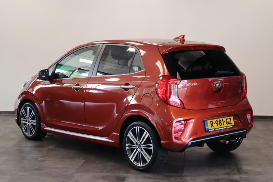 Kia Picanto 1.2 CVVT GT-line 5-Drs. Automaat Navigatie Leder 16'lmv Kia Picanto 1.2 CVVT GT-line 5-Drs. Automaat Navigatie Leder 16'lmv