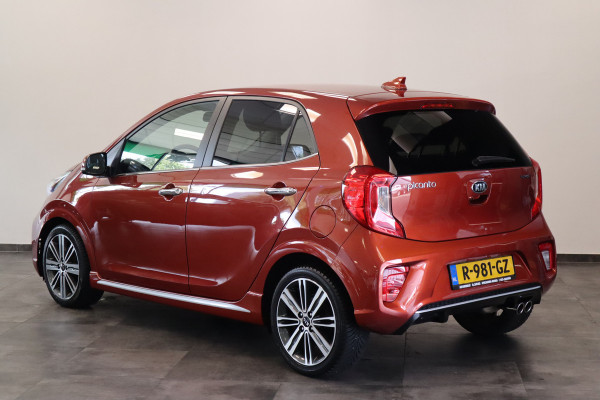 Kia Picanto 1.2 CVVT GT-line 5-Drs. Automaat Navigatie Leder 16'lmv Kia Picanto 1.2 CVVT GT-line 5-Drs. Automaat Navigatie Leder 16'lmv