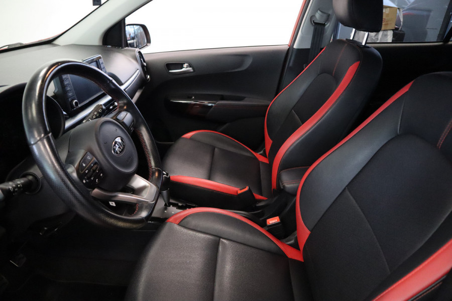 Kia Picanto 1.2 CVVT GT-line 5-Drs. Automaat Navigatie Leder 16'lmv Kia Picanto 1.2 CVVT GT-line 5-Drs. Automaat Navigatie Leder 16'lmv