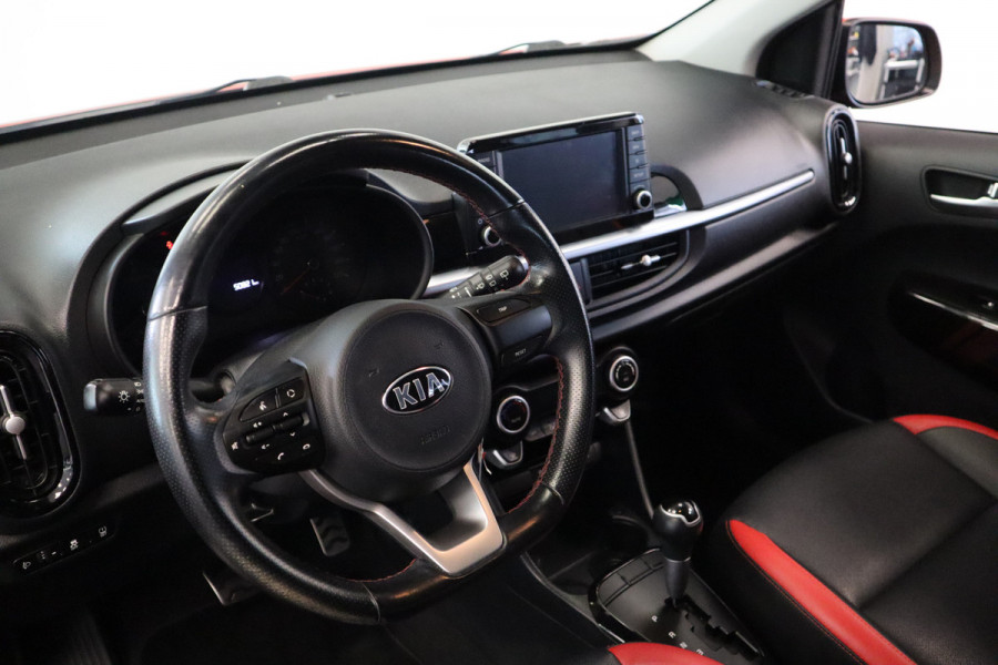 Kia Picanto 1.2 CVVT GT-line 5-Drs. Automaat Navigatie Leder 16'lmv Kia Picanto 1.2 CVVT GT-line 5-Drs. Automaat Navigatie Leder 16'lmv