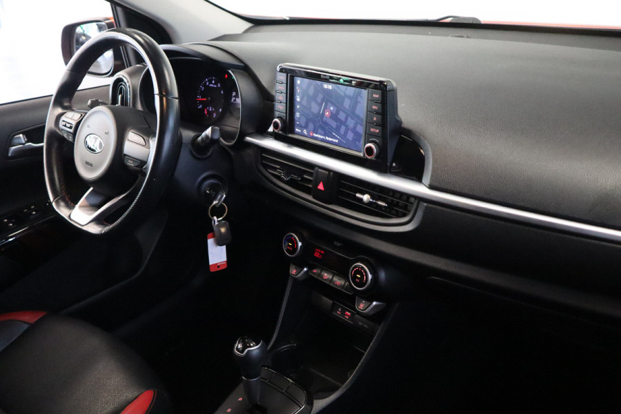 Kia Picanto 1.2 CVVT GT-line 5-Drs. Automaat Navigatie Leder 16'lmv Kia Picanto 1.2 CVVT GT-line 5-Drs. Automaat Navigatie Leder 16'lmv