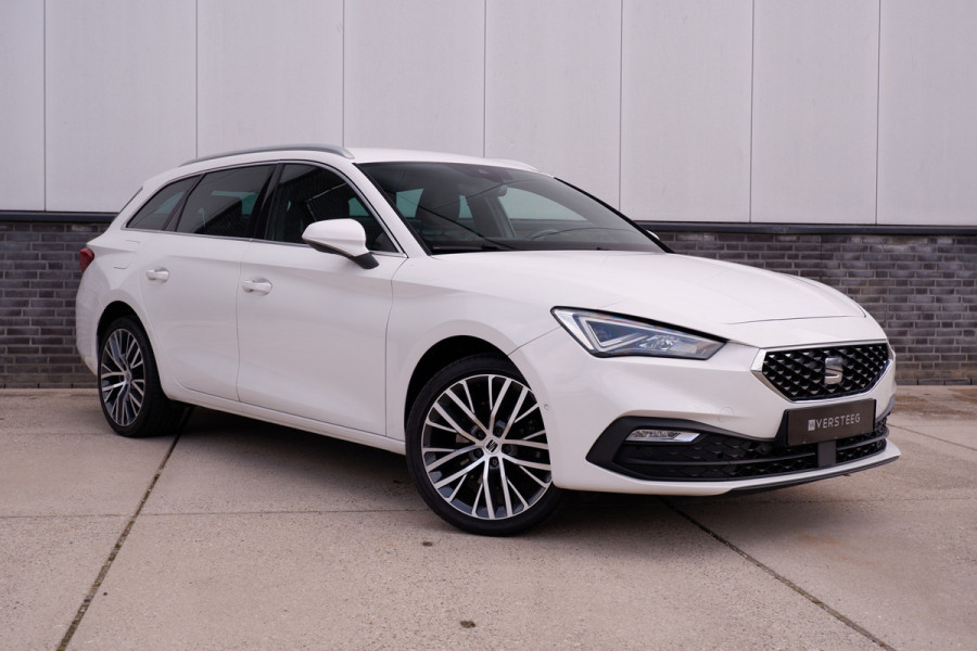 Seat Leon Sportstourer 1.5 eTSI Xcellence M-Hybrid | Elek Trekhaak | Sfeerverl. | LED | Carplay | Camera | Navi | Keyless | Adap. Cruise