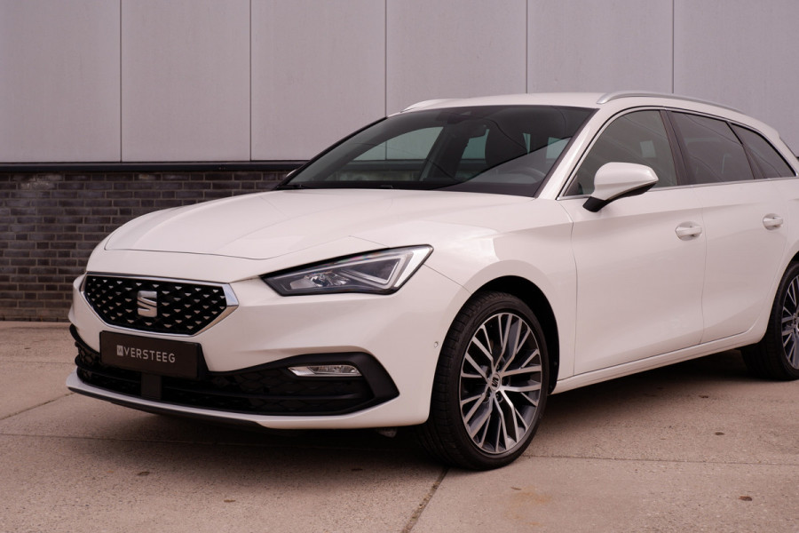 Seat Leon Sportstourer 1.5 eTSI Xcellence M-Hybrid | Elek Trekhaak | Sfeerverl. | LED | Carplay | Camera | Navi | Keyless | Adap. Cruise