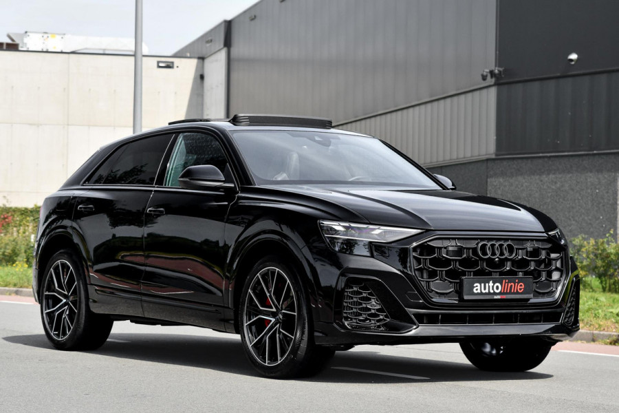 Audi Q8 60 TFSI e quattro Pro Line S Competition. RS Zetels, Softclose, Pano, Koeling, B&O, 360 3D, Trekh, HUD, Keyless, Stuurvw!
