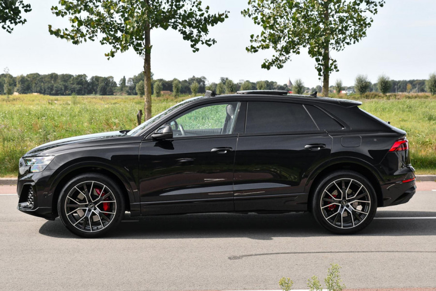 Audi Q8 60 TFSI e quattro Pro Line S Competition. RS Zetels, Softclose, Pano, Koeling, B&O, 360 3D, Trekh, HUD, Keyless, Stuurvw!