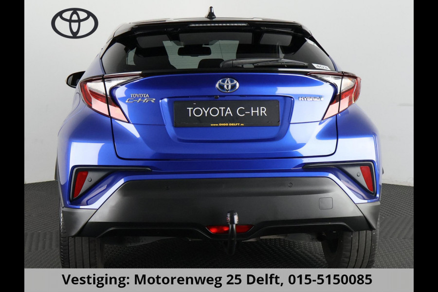 Toyota C-HR 1.8 HYBRID STYLE BI-TONE AUTOMAAT GARANTIE 2-2032 HALF LEDER. CARPLAY NAVI. 18 INCH .PDC V+A. CAMERA.