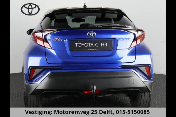 Toyota C-HR 1.8 HYBRID STYLE BI-TONE AUTOMAAT GARANTIE 2-2032 HALF LEDER. CARPLAY NAVI. 18 INCH .PDC V+A. CAMERA.