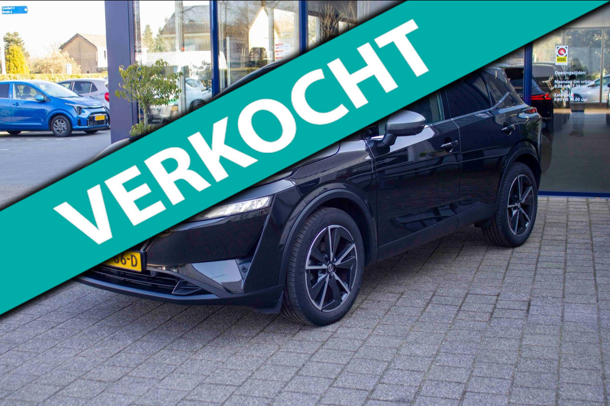 Nissan QASHQAI 1.3 MHEV Business Premium |Prijs rijklaar incl 12 mnd garantie| Panodak Elek Klep 360 Camera Lmv 19" HUD Navi Nissan QASHQAI 1.3 MHEV Business Premium |Prijs rijklaar incl 12 mnd garantie| Panodak Elek Klep 360 Camera Lmv 19" HUD Navi