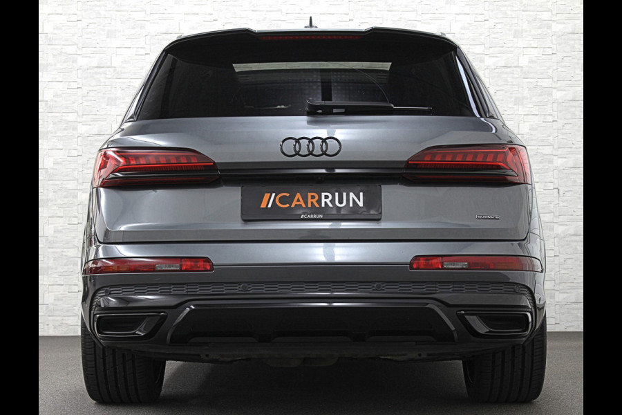 Audi Q7 55 TFSI e 381PK S-Line | 360 Camera | RS-Leder | Laser-LED | BTW | ACC | Head-Up | Panorama | Keyless-Entry | Luchtvering | Memory | Lane & Side assist | Sportstoelen | Black optic | Bovag Garantie.