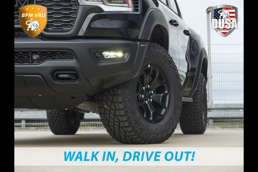 Dodge Ram | RHO | 3.0L Twin-Turbo I6 | 4x4 | Crew Cab TWIN-TURBO HIGH OUTPUT | Panoramadak | 14,4-inch Touchscreen | Passenger Display | Getoonde accessoires zijn verkrijgbaar tegen meerprijs