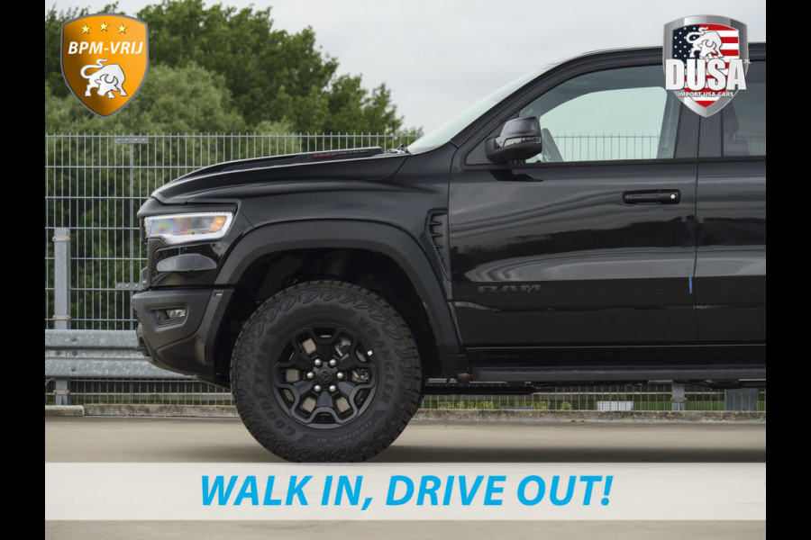 Dodge Ram | RHO | 3.0L Twin-Turbo I6 | 4x4 | Crew Cab TWIN-TURBO HIGH OUTPUT | Panoramadak | 14,4-inch Touchscreen | Passenger Display | Getoonde accessoires zijn verkrijgbaar tegen meerprijs