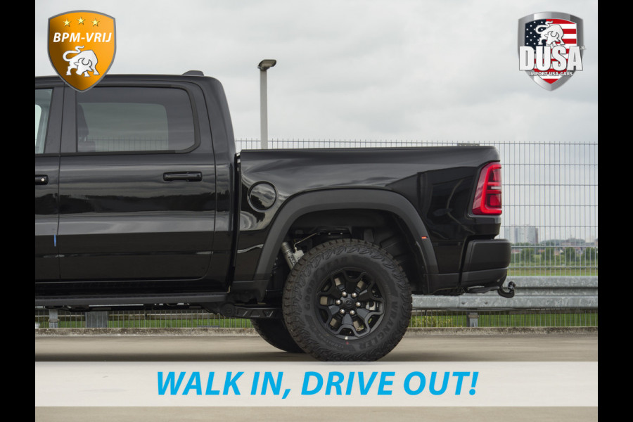 Dodge Ram | RHO | 3.0L Twin-Turbo I6 | 4x4 | Crew Cab TWIN-TURBO HIGH OUTPUT | Panoramadak | 14,4-inch Touchscreen | Passenger Display | Getoonde accessoires zijn verkrijgbaar tegen meerprijs