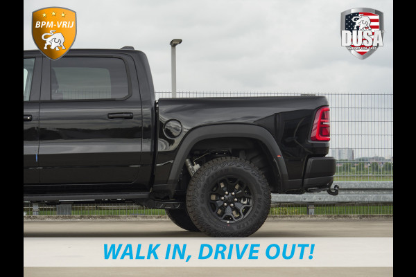 Dodge Ram | RHO | 3.0L Twin-Turbo I6 | 4x4 | Crew Cab TWIN-TURBO HIGH OUTPUT | Panoramadak | 14,4-inch Touchscreen | Passenger Display | Getoonde accessoires zijn verkrijgbaar tegen meerprijs