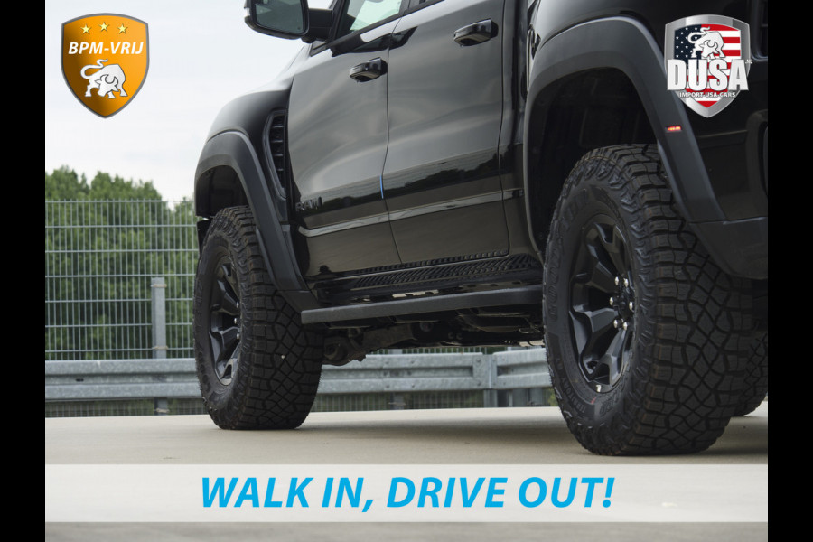 Dodge Ram | RHO | 3.0L Twin-Turbo I6 | 4x4 | Crew Cab TWIN-TURBO HIGH OUTPUT | Panoramadak | 14,4-inch Touchscreen | Passenger Display | Getoonde accessoires zijn verkrijgbaar tegen meerprijs