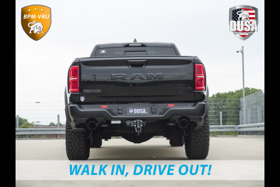 Dodge Ram | RHO | 3.0L Twin-Turbo I6 | 4x4 | Crew Cab TWIN-TURBO HIGH OUTPUT | Panoramadak | 14,4-inch Touchscreen | Passenger Display | Getoonde accessoires zijn verkrijgbaar tegen meerprijs
