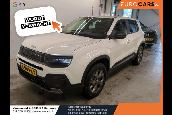 Jeep Avenger Longitude 54 kWh Airco ECC Navi Carplay PDC Achter Camera Full LED Adaptive Cruise Control Virtual Cockpit Stoelverwarming
