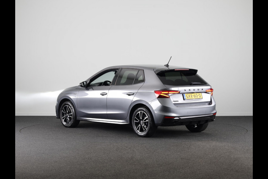 Škoda Fabia 1.0 TSI Monte Carlo 95 pk | Private lease vanaf Verlengde garantie | Navigatie via App | Parkeersensoren | Achteruitrijcamera | LED koplampen | Stoelverwarming |