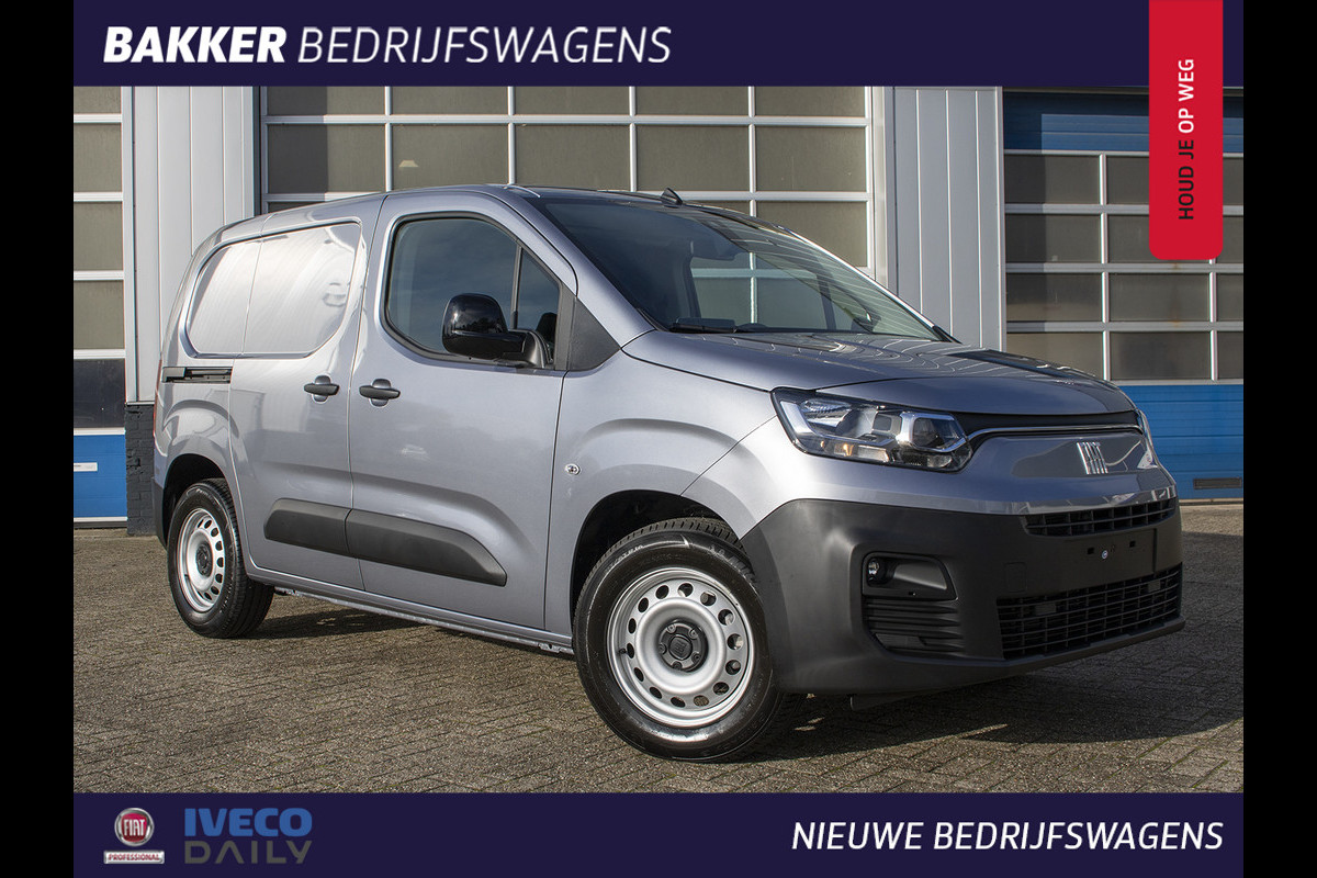 Fiat E-Doblò 136 L1 50 kWh 100% Elektrisch | Airco | Camera | Parkeersensoren (1/2 grijs) Fiat E-Doblò 136 L1 50 kWh 100% Elektrisch | Airco | Camera | Parkeersensoren (1/2 grijs)